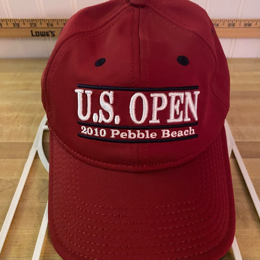 Preowned Men’s “ U.S. Open” 2010 Pebble Beach Hat/Cap.Adjustable Red.